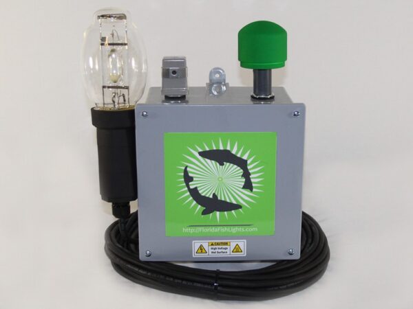 Single lamp 250 watt underwater fish lamp system